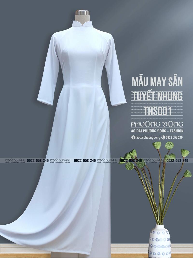 Áo Dài Trắng Học Sinh THS001